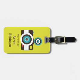 Roligt Färgstark fiskkamerafotoEye-kamera Bagagebricka