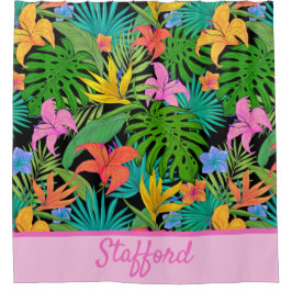 Roligt, färgstarkt tillsatt Namn-tropisk blomma oc