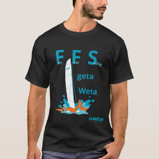 Roligt Fast Sailing får en orange Weta - vad mer! T Shirt