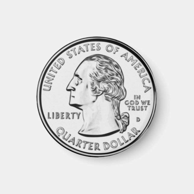 Roligt Faux-kvartsparts kylskåp, magnet (Framsidan)