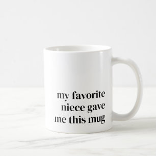 Roligt favoritbrorsdotters-/systerdotterspresent t kaffemugg