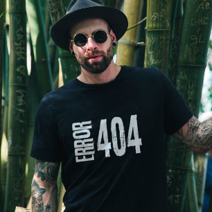 Roligt Fel 404 Siden Hittades Inte Geek Humor Desi T Shirt
