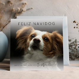 Roligt Feliz Navidog | Fotojul Julkort