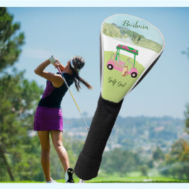 Roligt fem Golf Cart Scenia Personlig Namn