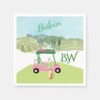 Roligt fem Golf Cart Scenia Personlig Namn
