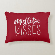 Roligt Festive Red jul Dekorativ kudde