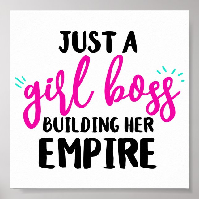 ROLIGT, FET GIRL CHEF TYPOGRAFI POSTER/SKRIV UT POSTER (Framsidan)