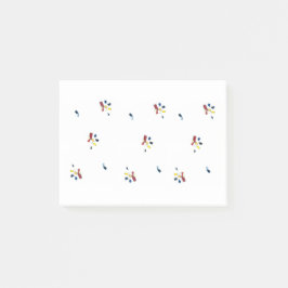 "Roligt-fetti" Post-it-anteckningar Post-it Block