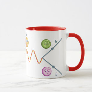 Roligt Feynman diagram Mugg