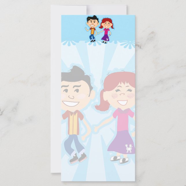 Roligt Fifties Sock Skutt Kids (Framsida)