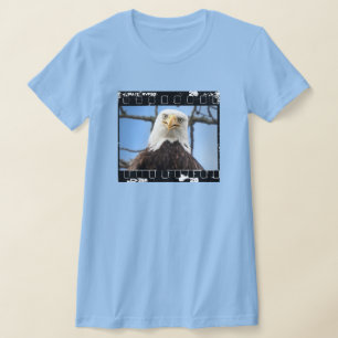 Roligt Filmremsa med skallig örn som glor T Shirt