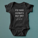 Roligt First Fars dag Gift från Kids Humor Black T Shirt<br><div class="desc">Den här moderna Toddler T-shirt-skjortan är perfekt för Pappa som kärlek sitt barn lika mycket som kärlek och uppskattar dam. Underbar,  stor och roligt formgivning med fetstil.</div>