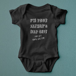 Roligt First Fars dag Gift från Kids Humor Black T Shirt