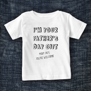 Roligt First Fars dag Gift från Kids Humor T Shirt