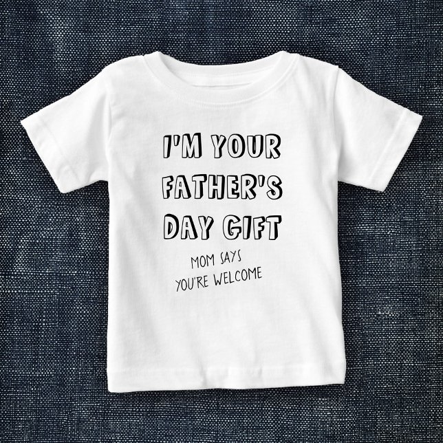 Roligt First Fars dag Gift från Kids Humor T Shirt (Skapare uppladdad)