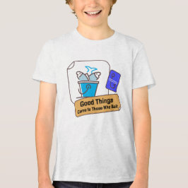 Roligt Fiske Bra Saker Kommer Till Dem Som Väntar T Shirt