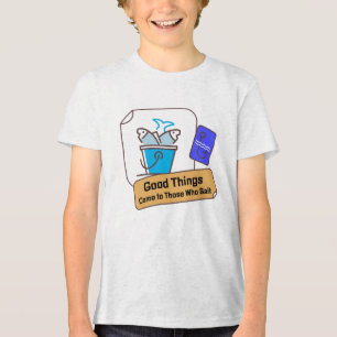 Roligt Fiske Bra Saker Kommer Till Dem Som Väntar T Shirt