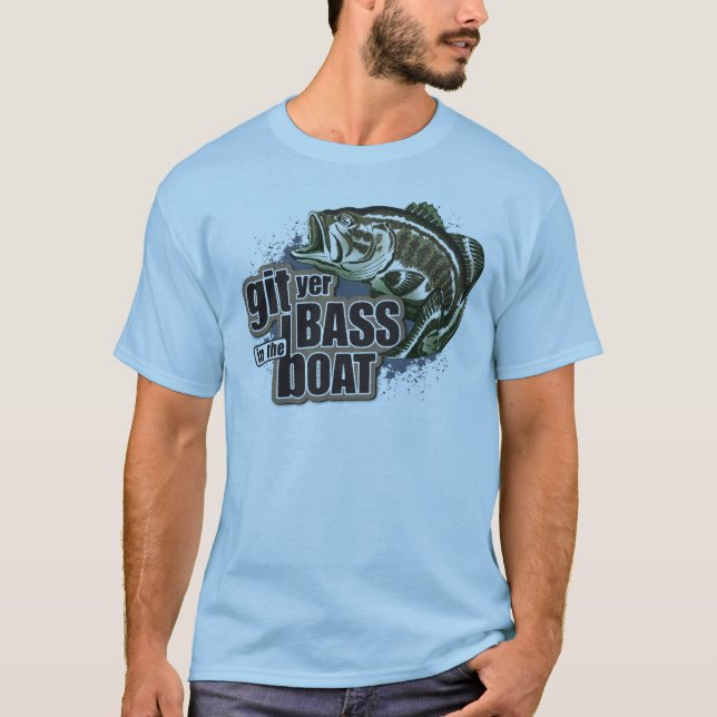 Roligt fiske t-shirt (Framsida)