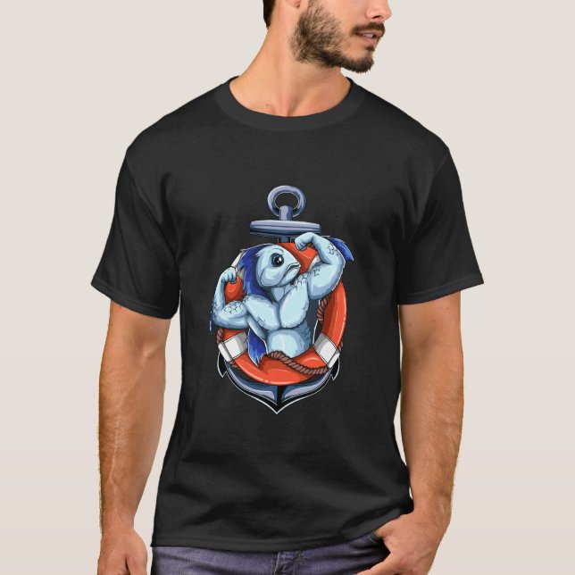 Roligt Fiske T Shirt (Framsida)
