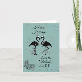 Roligt Flamingos Glittery-Personligen Meddelande