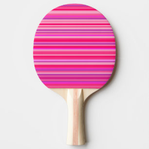 Roligt flickaktigt rosa- och lilarandmönster pingisracket
