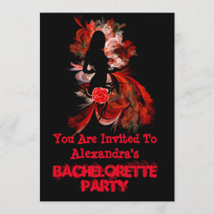 Roligt flirty party för vuxenpersonligbachelorette inbjudningar
