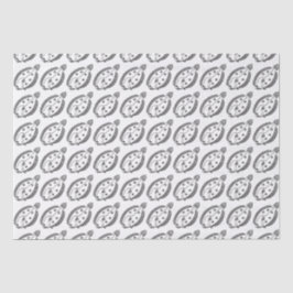 Roligt Flounder Fish in Black and White