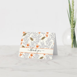 Roligt Flowers, Bird Silhouette, Tack