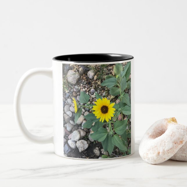 Roligt Flowers Mugg (Med munk)