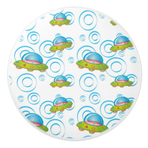 Roligt-FLYGANDE UFO Knopp