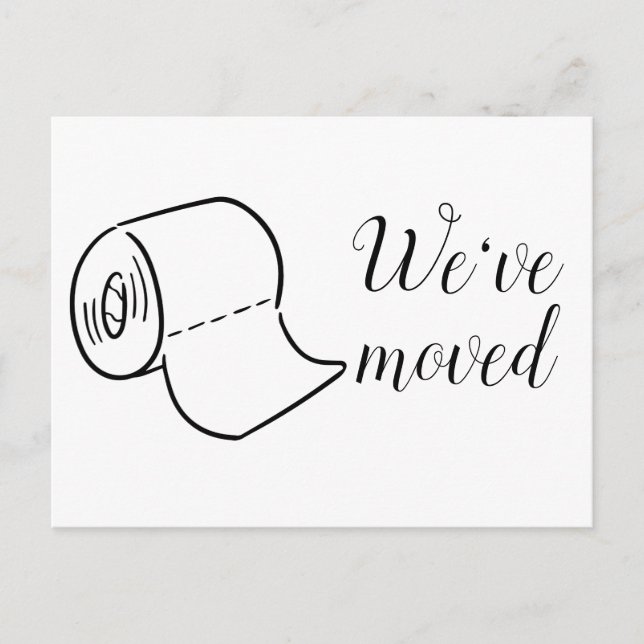 Roligt Flytt Hem Ny Alamat Vykort (Framsida)