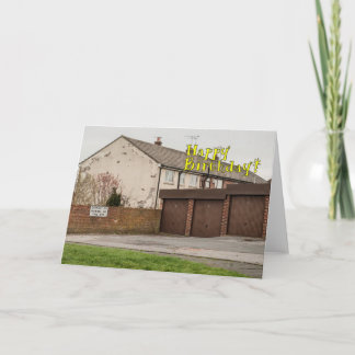 Roligt födelsedagkort kort