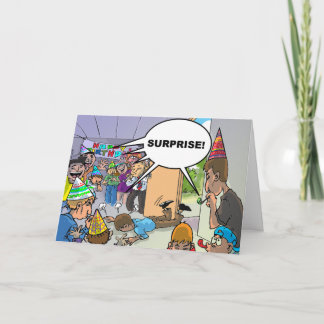 Roligt födelsedagönskemål - död vid firande kort