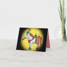 Roligt Födelsedags Hästkort