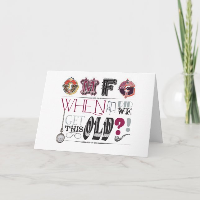 Roligt födelsedags kort (Framsida)