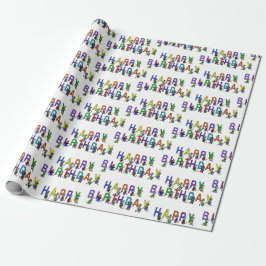 Roligt Födelsedagsmöss Presentpapper