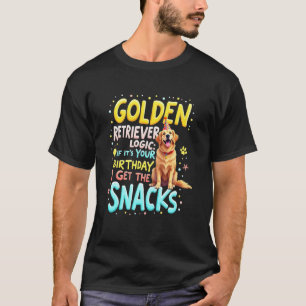 Roligt födelsedagspresent Guld Retriever Hund T Shirt