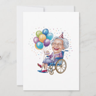 Roligt födelsedagspresent till mormor för äldre fa kort