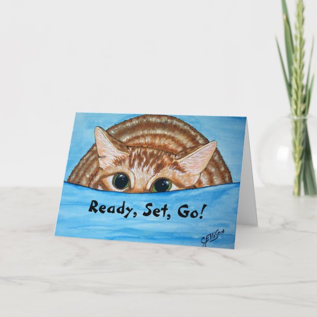 Roligt födelsekort kort (Framsida)