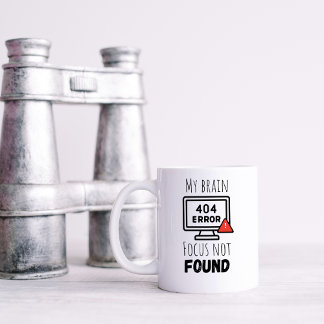 Roligt Fokus Hittades Inte Kaffemugg
