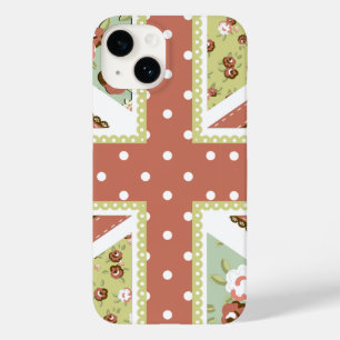 Roligt Folk Quilt British Union Jack Flowers 