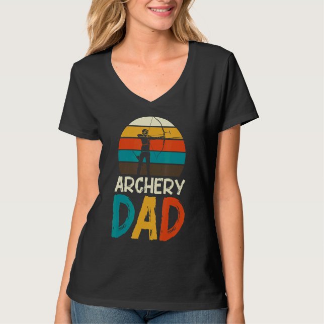 Roligt för Archer Bow Hunting T Shirt (Framsida)