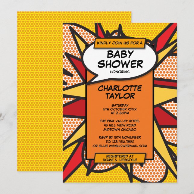 Roligt för babyskor Modern könsneutral Inbjudningar (Fram/baksida)