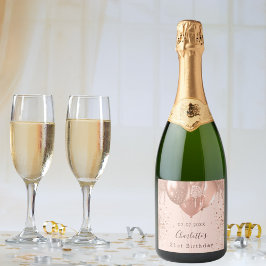 Roligt för ballonger i guld vid ro vid födelsedag