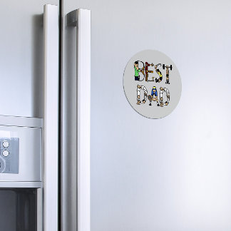 Roligt för bästa Pappa-sport Magnet