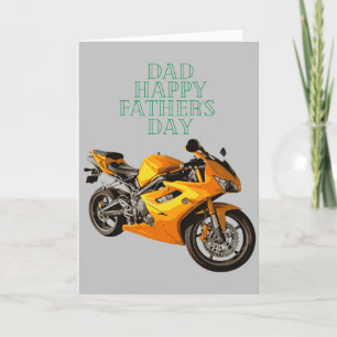 roligt för biker-kort i Fars dag Tack Kort