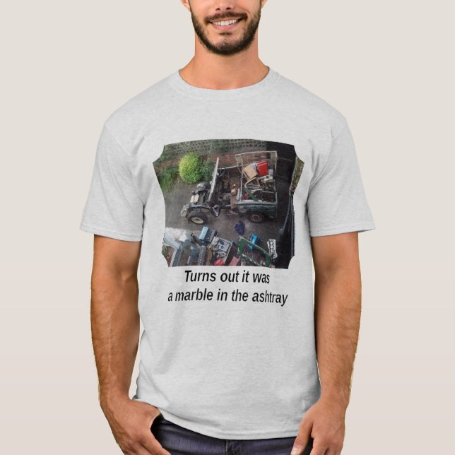roligt för bilunderhåll t shirt (Framsida)