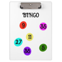 Roligt för BINGO-Urklipp - färgstark