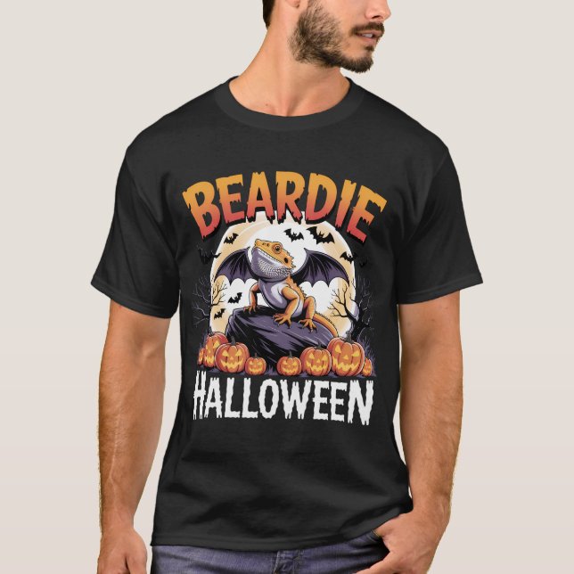 Roligt för böjd Dragon Halloween T Shirt (Framsida)