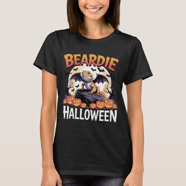 Roligt för böjd Dragon Halloween T Shirt (Framsida)